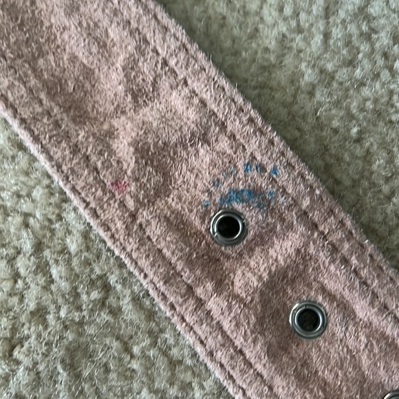 BLANK NYC Blush Pink Candy Crush Suede Moto Jacket Medium - Picture 12 of 12